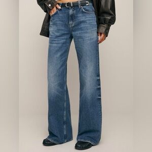 Reformation Cary Low Rise Slouchy Wide Leg Jeans